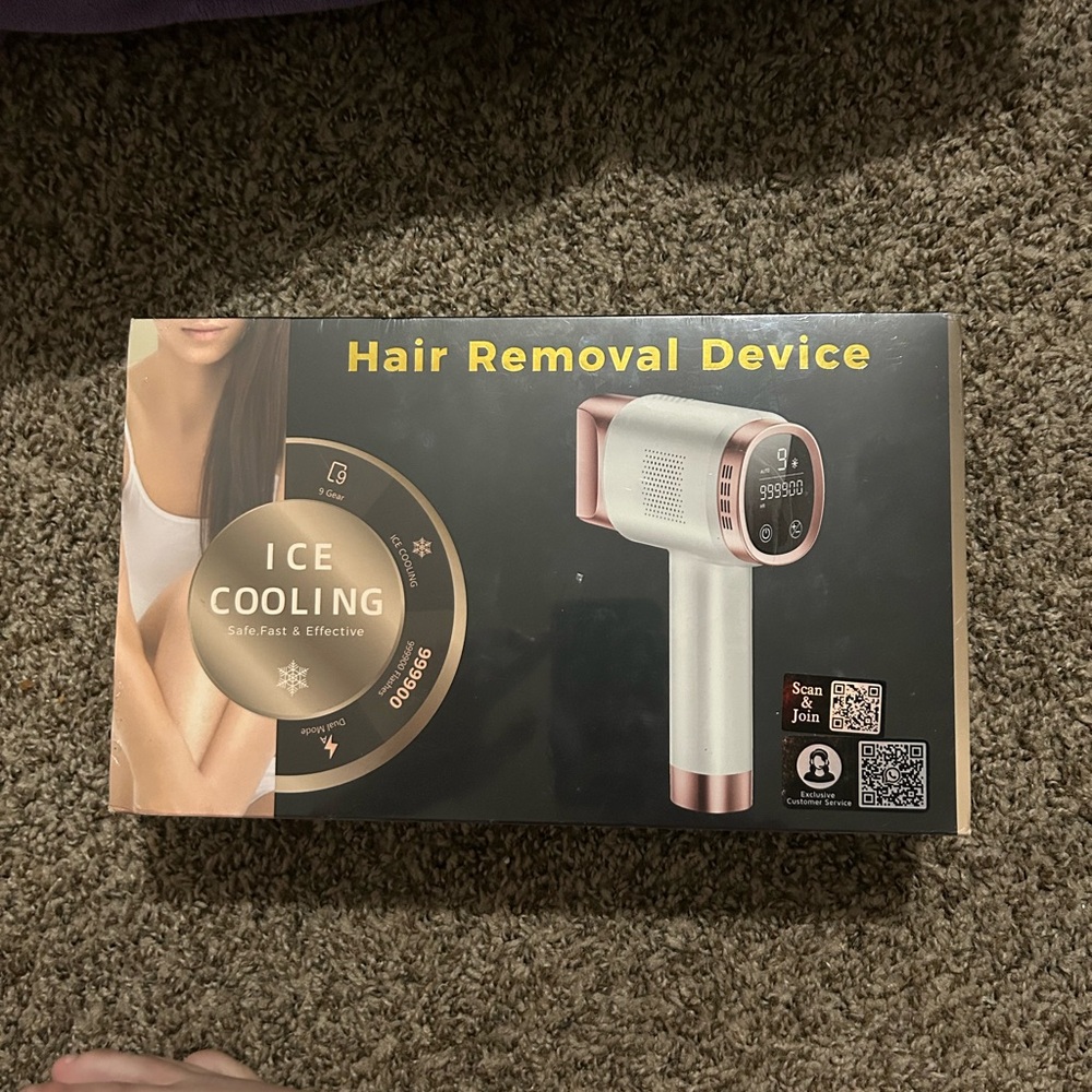 Ice Cooling Hair Removal Device